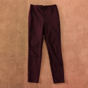 Loft Size 2 High Waist Skinny Burgundy Pants